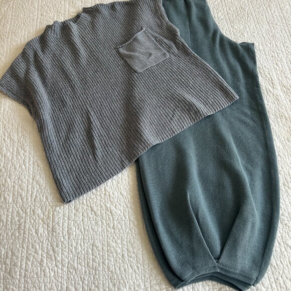 NEW Free People Freya Sweater Set, Color Slate, Size Large - Picture 8 of 11